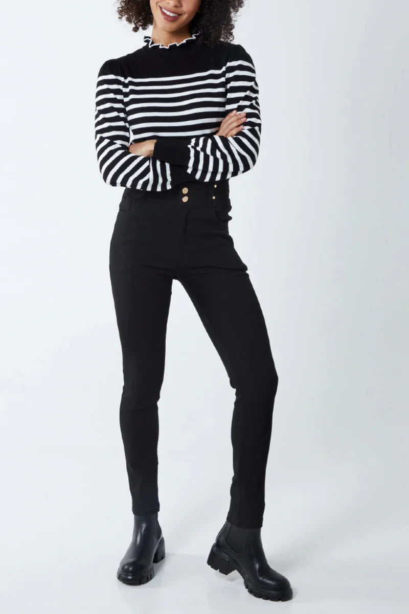 Black Stretch Jeans