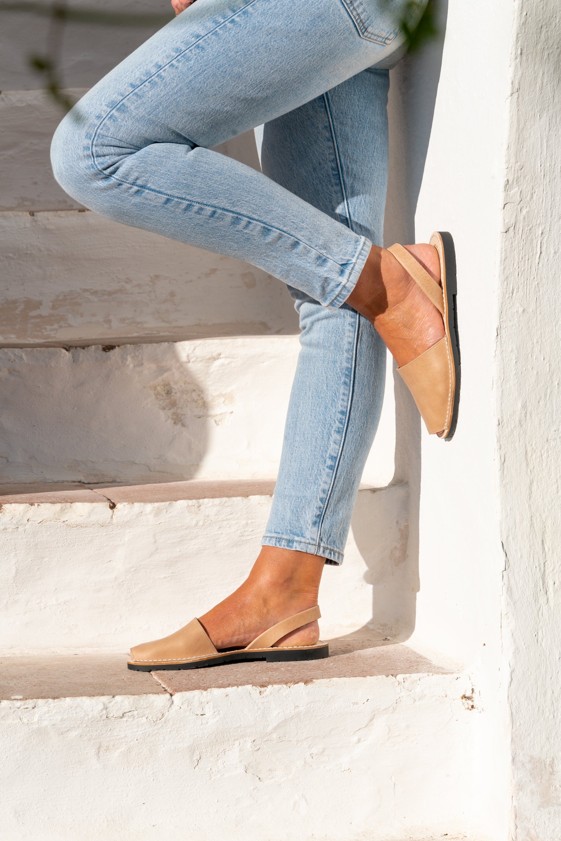 Tan Leather Menorcan Avarcas Sandals 