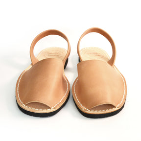 Mens avarcas tan leather sandals