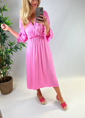 SAMPLE SALE Carolina Dress in Pink